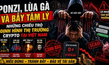 Ponzi, lùa gà và bẫy tâm lý: Những chiêu trò định hình thị trường crypto tại Việt Nam