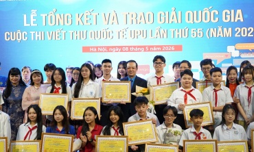 Hơn 1,3 triệu bài dự thi UPU viết về kết nối con người trong thời đại số