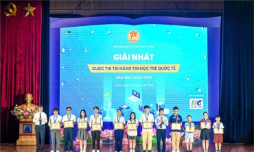 Cuộc thi Tài năng Tin học trẻ quốc tế Hà Nội ghi dấu ấn với bảng thi AI đầu tiên