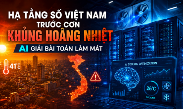 Hạ tầng số Việt Nam trước cơn khủng hoảng nhiệt: AI giải bài toán làm mát