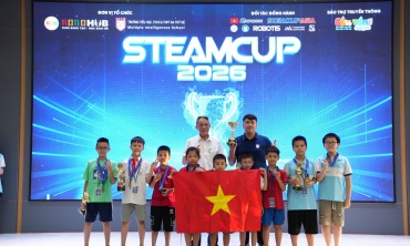 STEAMCUP Asia 2026: Trường Đa Trí Tuệ dẫn đầu toàn đoàn, vinh danh các tài năng Robotics Đông Nam Á