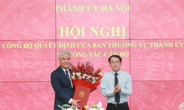 Đồng chí Phạm Quang Hưng được bổ nhiệm Phó Chánh Văn phòng Thành ủy Hà Nội
