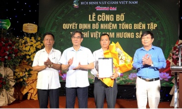 Nhà báo Lê Doãn Hưng được bổ nhiệm làm Tổng Biên tập Tạp chí Việt Nam hương sắc
