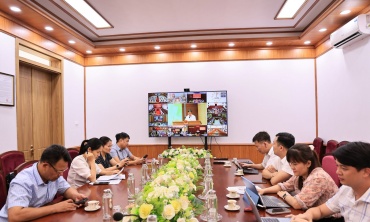 Xã Hòa Xá tham dự hội nghị trực tuyến toàn quốc về phát triển khoa học công nghệ, chuyển đổi số và Đề án 06