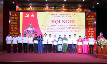 Xã Mỹ Đức sơ kết 1 năm vận hành chính quyền địa phương hai cấp
