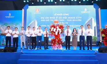 Thái Nguyên đồng loạt khởi công 6 dự án nhà ở xã hội: Tạo dư địa cho tăng trưởng bền vững