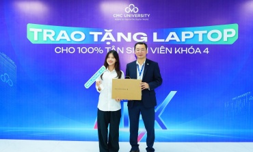Trường Đại học CMC tặng máy tính bảng cho toàn bộ thí sinh đăng ý nguyện vọng 1,2,3 