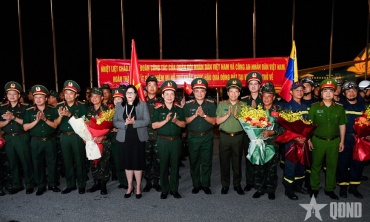 Đoàn cứu hộ, cứu nạn Việt Nam trở về nước, hoàn thành nhiệm vụ tại Venezuela