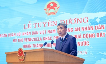 Thủ tướng Lê Minh Hưng: Giữa đổ nát, Việt Nam mang đến hy vọng; giữa nỗi đau, Việt Nam mang đến nghĩa tình*