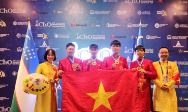 Lần thứ hai liên tiếp, Việt Nam giành trọn 4 Huy chương Vàng tại IChO