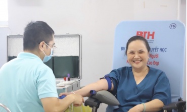 Hơn 80 đơn vị máu được hiến tặng trong chương trình Hiến máu nhân đạo