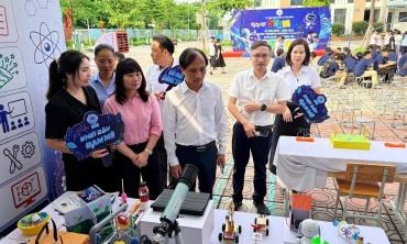 Xã Vân Đình tổ chức Ngày hội STEM 2026, lan tỏa tinh thần đổi mới sáng tạo trong học sinh