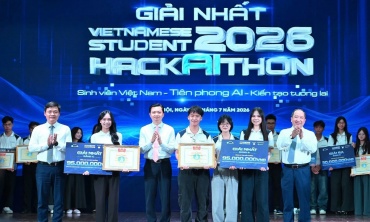 Trao giải Vietnamese Student HackAIthon 2026: Vinh danh những tài năng trẻ sáng tạo bằng AI
