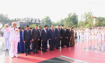 Kỷ niệm 79 năm Ngày Thương binh-Liệt sĩ: Lãnh đạo Đảng, Nhà nước tưởng niệm các Anh hùng liệt sĩ và viếng Chủ tịch Hồ Chí Minh