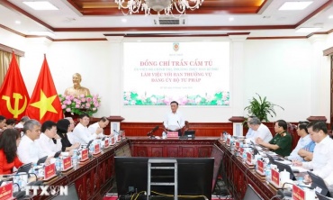 Thường trực Ban Bí thư Trần Cẩm Tú: Sớm hình thành nền tư pháp số hiện đại, đồng bộ