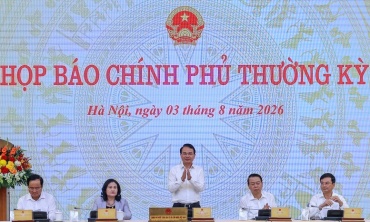 Họp báo Chính phủ thường kỳ tháng 7: Quyết liệt thúc đẩy tăng trưởng hai con số