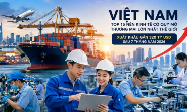Gần 320 tỷ USD xuất khẩu 7 tháng đầu năm: Từ vị thế top 15 thương mại lớn nhất thế giới đến sức bật nguồn nhân lực Việt Nam