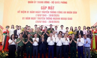 Tổng Bí thư, Chủ tịch nước Tô Lâm dự buổi gặp mặt kỷ niệm nhân dịp Ngày truyền thống ngành công an và ngành ngoại giao