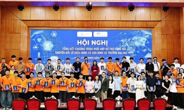 Vân Đình đẩy mạnh chuyển đổi số với sự đồng hành của sinh viên Đại học FPT