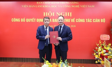 Tiến sĩ 53 tuổi làm Phó Chủ tịch Viện Hàn lâm Khoa học và Công nghệ