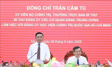 Học viện Chính trị Quốc gia Hồ Chí Minh phải là hình mẫu về xây dựng Đảng