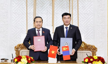 Quốc hội Việt Nam và Quốc hội Mông Cổ ký Bản ghi nhớ hợp tác