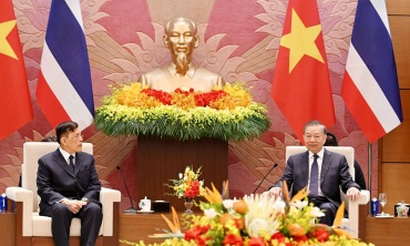 Tổng Bí thư, Chủ tịch nước Tô Lâm hội đàm với Nhà Vua Thái Lan