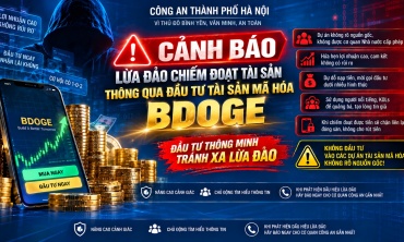 Cảnh báo lừa đảo đầu tư tài sản mã hóa BDOGE