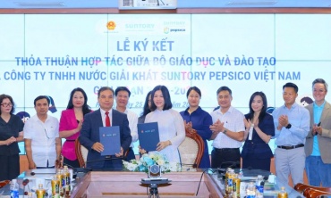 Bộ GD&ĐT và Công ty Suntory PepsiCo Việt Nam hợp tác nâng cao sức khỏe học đường