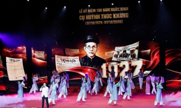 Chủ tịch Quốc hội Trần Thanh Mẫn dự Lễ kỷ niệm 150 năm Ngày sinh cụ Huỳnh Thúc Kháng
