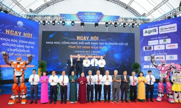 Tây Ninh: Ngày hội Khoa học, công nghệ, đổi mới sáng tạo và chuyển đổi số quy tụ 200 gian hàng