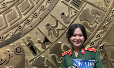 Nữ học viên quân đội đưa AI vào tự động hóa dữ liệu bản đồ