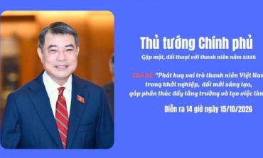 Thủ tướng sẽ đối thoại với thanh niên về khởi nghiệp và đổi mới sáng tạo