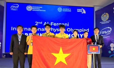 Đoàn Việt Nam giành 4 huy chương tại Kỳ thi Olympic Vật lí Quốc tế Al-Fergani