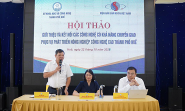 Huế kết nối chuyển giao công nghệ phát triển nông nghiệp công nghệ cao