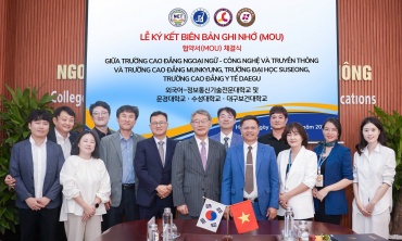 NCT College ký kết hợp tác với 3 trường đại học, cao đẳng Hàn Quốc