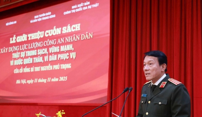 Cuốn sách của cố Tổng Bí thư Nguyễn Phú Trọng là tư liệu quý, 'kim chỉ nam' cho lực lượng Công an