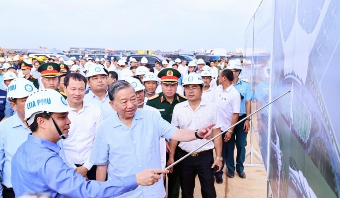 Tổng Bí thư Tô Lâm kiểm tra Dự án Sân bay Long Thành