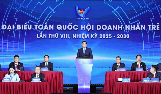 Thủ tướng Phạm Minh Chính: “Doanh nhân trẻ phải là lực lượng tiên phong, lan tỏa động lực phát triển cho nền kinh tế”