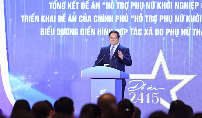 Thủ tướng: Phụ nữ Việt Nam ‘3 tiên phong’, ‘5 làm chủ’ trong khởi nghiệp sáng tạo