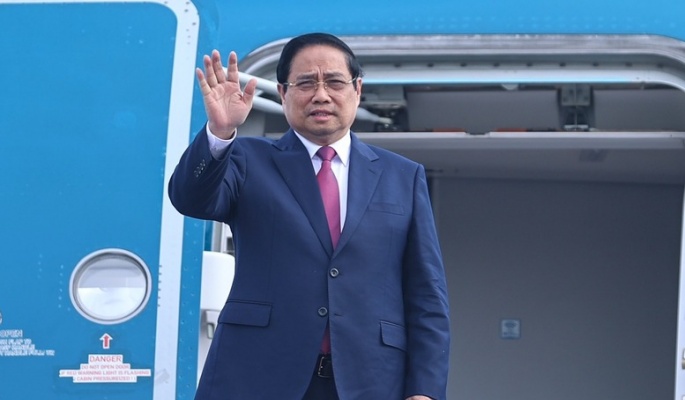 Thủ tướng Phạm Minh Chính lên đường tới Lào đồng chủ trì Kỳ họp 48 Ủy ban liên Chính phủ Việt Nam-Lào