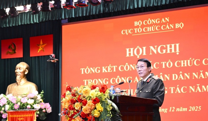 Đưa công tác cán bộ thật sự trở thành đòn bẩy góp phần đạt mục tiêu cao của công tác Công an trong giai đoạn cách mạng mới