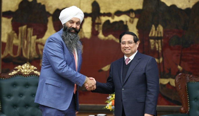 Thủ tướng Phạm Minh Chính tiếp Bộ trưởng Phát triển quốc tế Canada