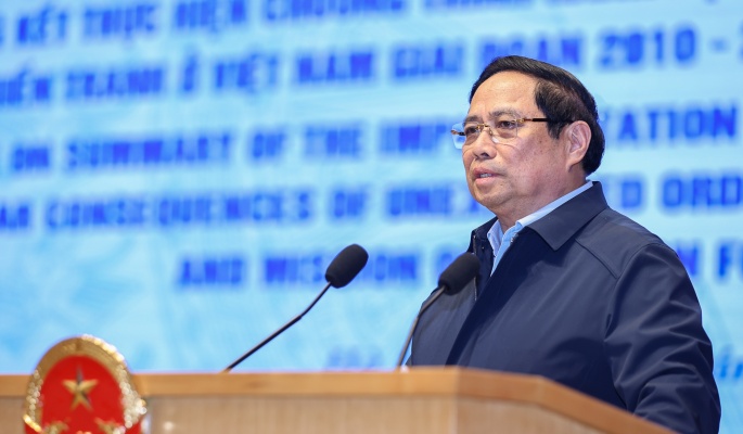 Thủ tướng: Cơ bản làm sạch ô nhiễm bom mìn vào thời điểm kỷ niệm 100 năm Quốc khánh