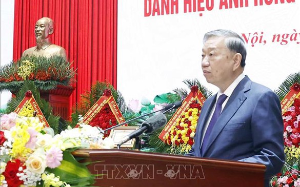 Tổng Bí thư Tô Lâm: Đổi mới, hoàn thiện phương thức bảo đảm hậu cần, kỹ thuật trong tình hình mới