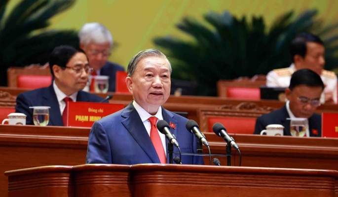 Khai mạc Đại hội XIV: Tổng Bí thư Tô Lâm trình bày Báo cáo về các văn kiện trình Đại hội XIV Đảng Cộng sản Việt Nam