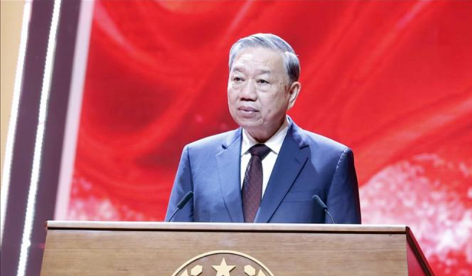 Tổng Bí thư Tô Lâm dự Lễ kỷ niệm 80 năm Ngày truyền thống lực lượng Tình báo CAND