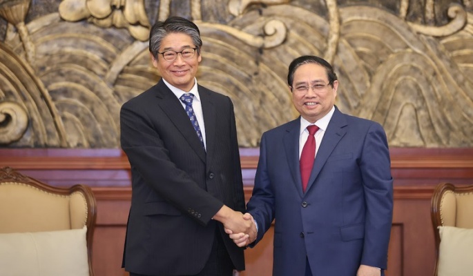 Thủ tướng Phạm Minh Chính tiếp Đại sứ Nhật Bản tại Việt Nam