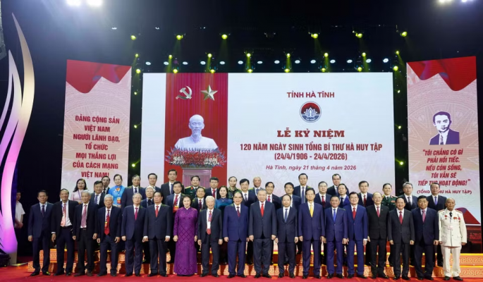 Tổng Bí thư, Chủ tịch nước Tô Lâm dự Lễ kỷ niệm 120 năm Ngày sinh Tổng Bí thư Hà Huy Tập