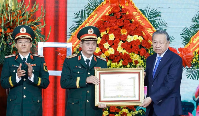 Tổng Bí thư, Chủ tịch nước Tô Lâm: Quân khu 5 phải phát huy vai trò nòng cốt trong xây dựng nền quốc phòng toàn dân